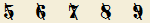 Modern digits 2