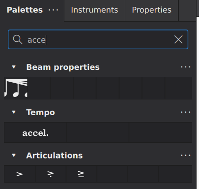 Search palettes—step 2
