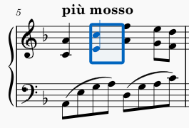 Selection of a chord